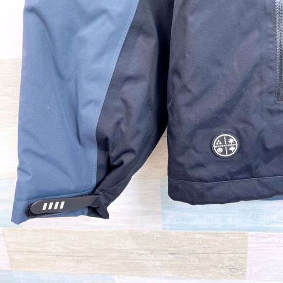 Lands End Squall Waterproof Insulated Hooded Jacket Gray L - Picture 3 of 8